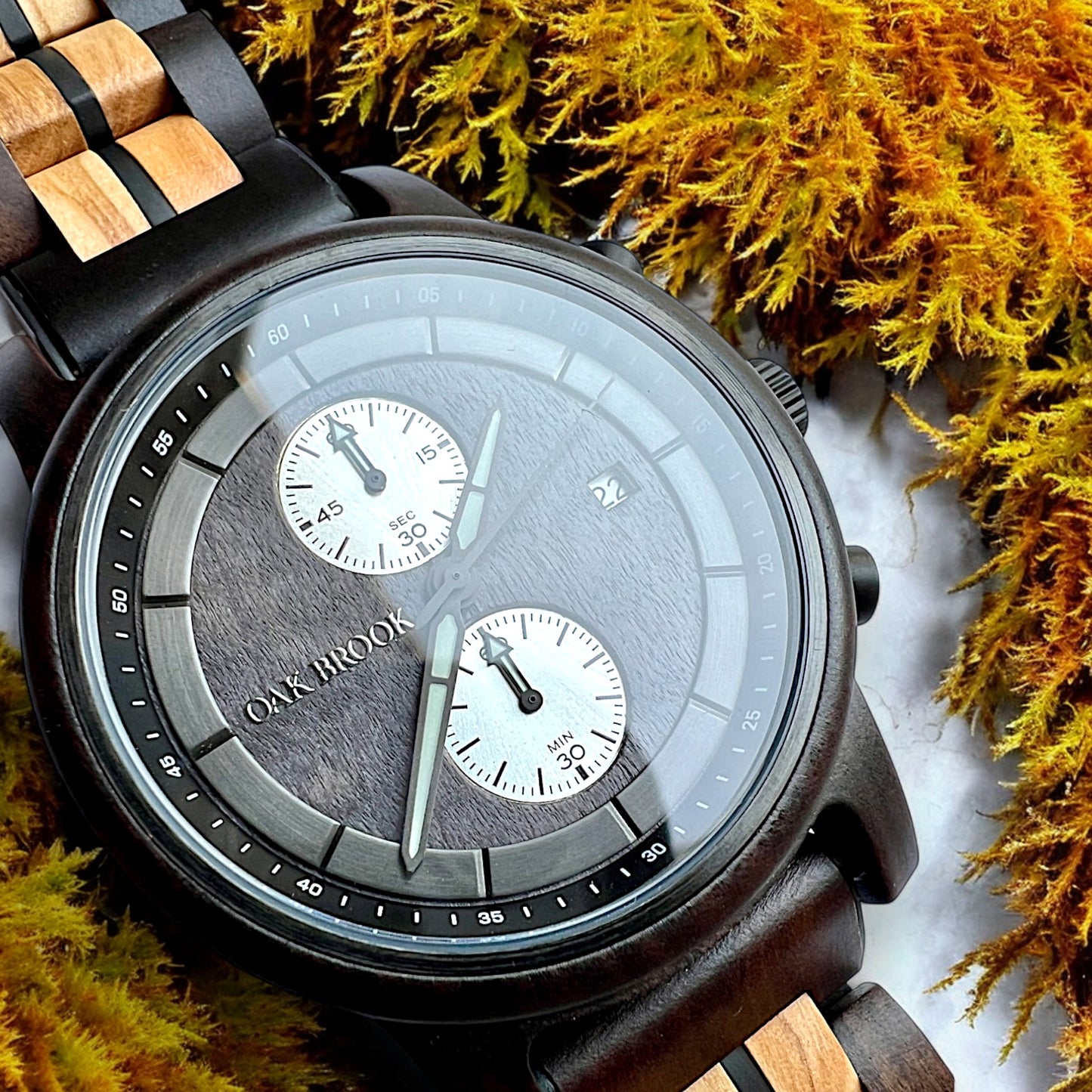 Oak Brook Verona Olive Watch