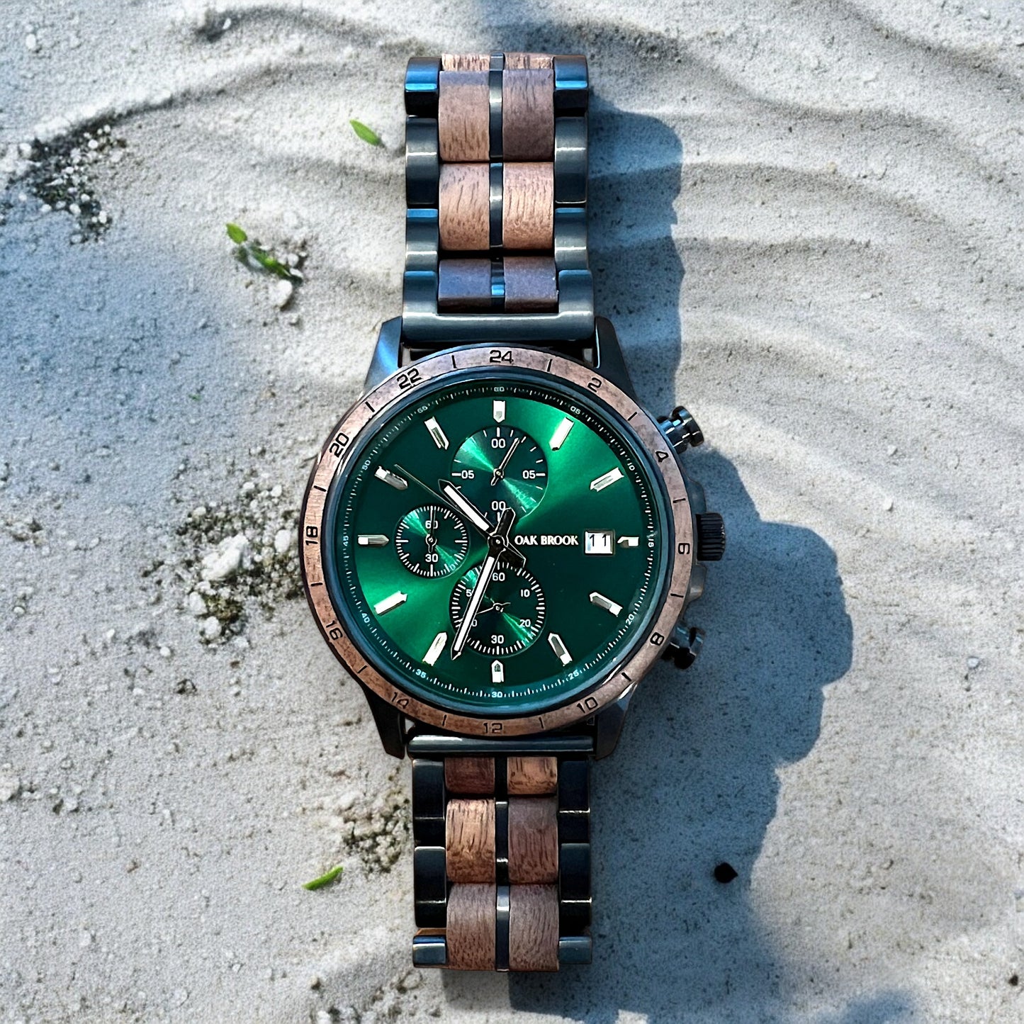 Oak Brook Montana Black Walnut Watch
