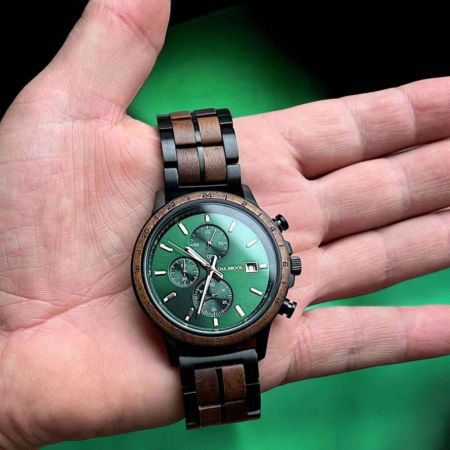 Oak Brook Montana Black Walnut Watch