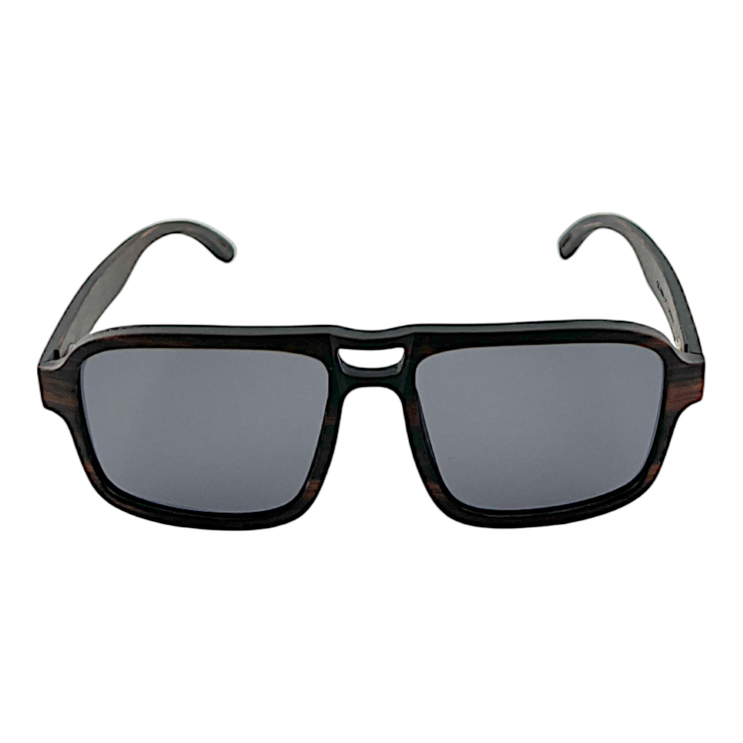 Oak Brook Aviator Wooden Sunglasses